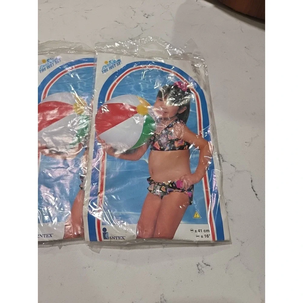 Intex Wet Set Beach Ball Lot Of 5